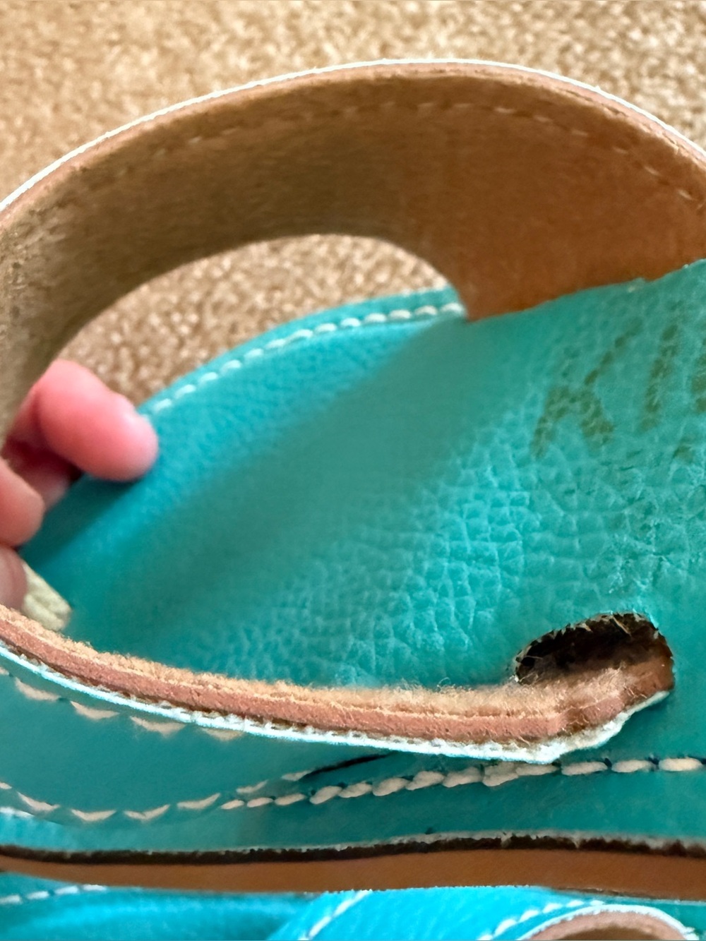 Kino Sandals Lily in Turquoise - Picture 6 of 6